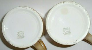 2 Antique 1911 Buffalo Pottery Advertising Mugs Calumet Club Buffalo NY Souvenir 5