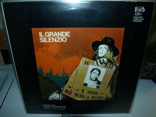 Il Grande Silenzio - Ennio Morricone Vinyl Spaghetti Western Film Ost Album