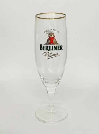 Berliner Pilsener - Set Of 2 - German Beer Glasses - 0.  2 Liter -