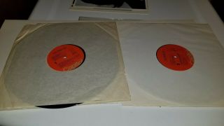 The Beatles - White Album Vinyl 2 LP Album 1968 Capitol Orange Poster Photos VG, 8