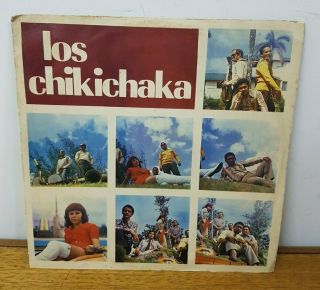 Los Chikichaka Rare Afro Cuban Funk Psych Lp Uruguay Press Early Press