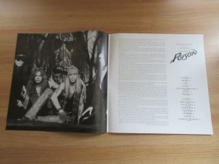 POISON NATIVE TONGUE,  RARE 1993 KOREA ORIG 3 STRIPED EMI LP 5