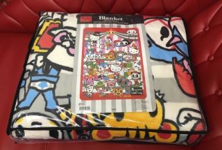 Tokidoki X Hello Kitty Circus Throw Blanket (g6)