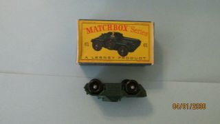 Matchbox 61a Scout Car With " D " Box