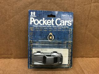 Vintage Tomy Pocket Cars Porsche 930 Turbo 1:64 Nib
