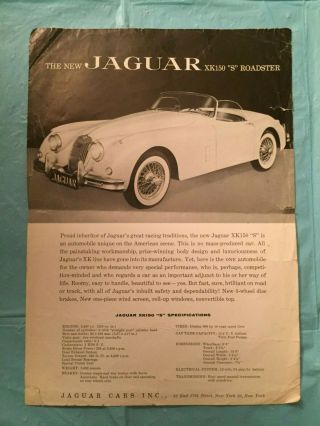 C.  1959 Jaguar " Xk150 Roadster & Xk150 