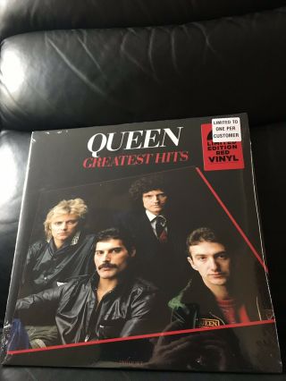 Queen Greatest Hits Hmv Vinyl Week 2019 Red Vinyl Limited To 2,  000 Copies