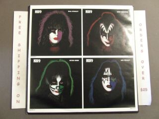 KISS GENE SIMMONS SOLO ALBUM LP W/ POSTER & PICTURE SLEEVE REISSUE 4