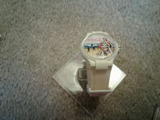 Swatch Watch,  Coca Cola Watch Vintage 80’s In Cube Case,  Coke Rare 2