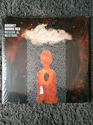 August Burns Red Rescue And Restore Vinyl Record Gold With White Swirl