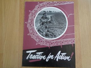 Caterpillar Traction Action Brochure D2 D4 D6 D7 Tractors 1940s