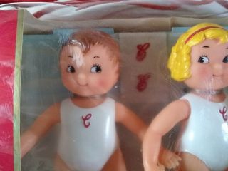 Vintage Campbell ' s Soup Collector Kids Dolls Blonde Girl Brunette Boy Craft. 2
