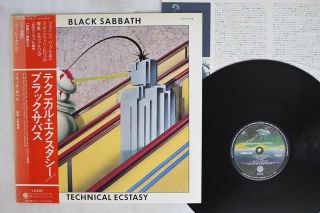 Black Sabbath Technical Ecstasy Vertigo Rj - 7174 Japan Obi Vinyl Lp