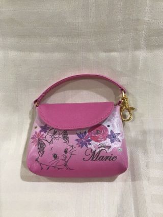 Disney Store Japan: Mini Shoulder Bag Keychain / Bag Accessory: Marie (a7)