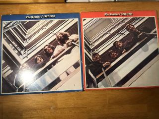The Beatles 2 Double Albums 1962 - 1966 & 1967 - 1970 4 Lps Apple Records 1973