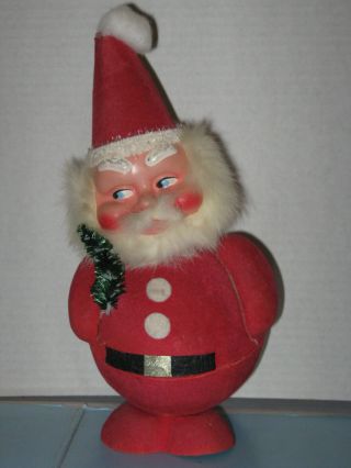 Vintage W.  Germany Santa Claus Christmas Candy Container 11 "