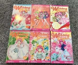Wedding Peach Manga Volumes 1 - 5 Plus Young Love Sukehiro Tomita