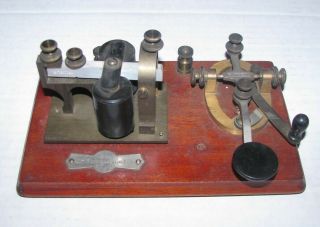 J H Bunnell 20 Ohms Private Line / Central Office Set Key And Sounder Kob