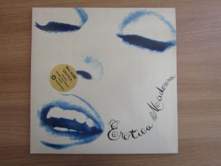 Madonna - Erotica 1992 Korea Rare Censored Back Cover 2 Lp