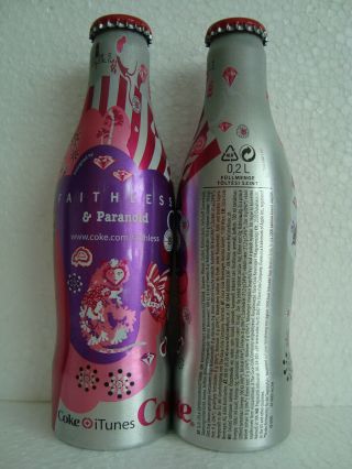 Rare Coca Cola “faithless & Paranoid” Aluminium Bottle From Hungary 2007