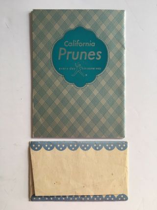1933 Prunes For Epicures Booklet,  1942 Prune Recipe File,  Vintage California NRA 2