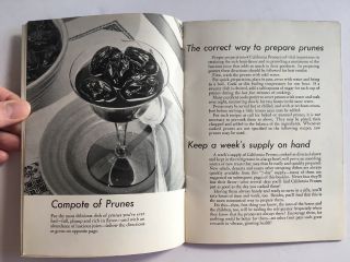 1933 Prunes For Epicures Booklet,  1942 Prune Recipe File,  Vintage California NRA 4