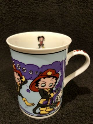 Betty Boop Danbury “firefighter Betty” Porcelain Collector Mug