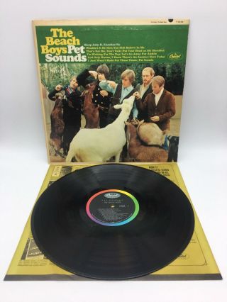 The Beach Boys - Pet Sounds Lp 1966 Mono Capitol Records T - 2458 Psych/surf Rock