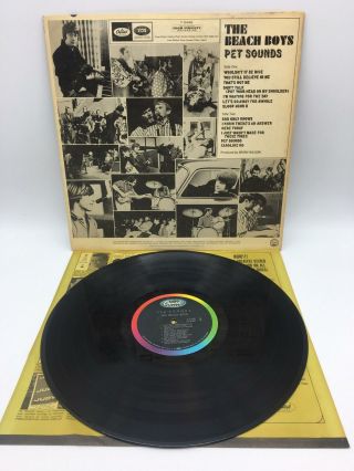 The Beach Boys - Pet Sounds LP 1966 MONO Capitol Records T - 2458 Psych/Surf Rock 2