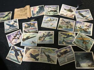 Set Americas Fighting Planes In Action Coca Cola Advertising Cards