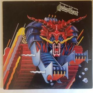 Judas Priest ‎defenders Of The Faith 1st 1984 Orig Vinyl Record Album Fc 39219