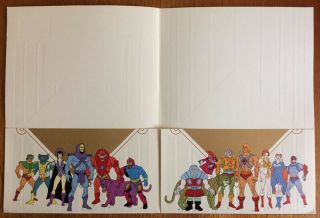 He - Man Masters of the Universe Filmation/Group W Promotional Folder 2