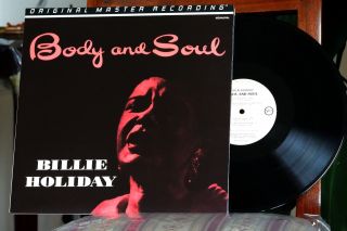 Audiophile Mobile Fidelity Mfsl 247 Billie Holiday " Body & Soul " 200g No.  2683