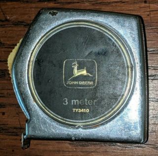 Vintage John Deere 3 Meter Metal Tape Measure