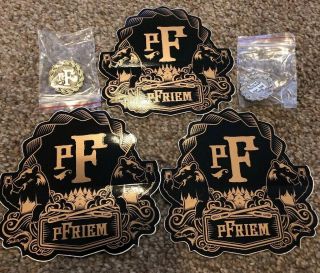 Beer Brewery 3 Stickers Pfriem Family Brewers 2 Pins Hood River,  Oregon Cool