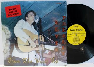 Rare Elvis Presley Lp - From The Waist Up - With Poster And Bonus Picture