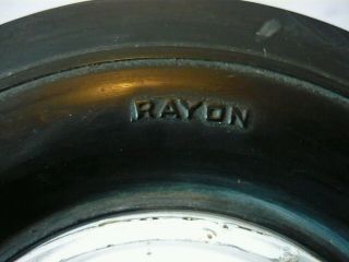 1940s US ROYAL promotional tire ashtray made in Mexico 6.  25 