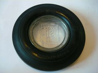 1940s US ROYAL promotional tire ashtray made in Mexico 6.  25 