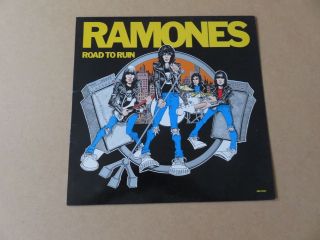 RAMONES Road To Ruin SIRE RECORDS 1978 UK 1st pressing yellow vinyl LP SRK6063 2