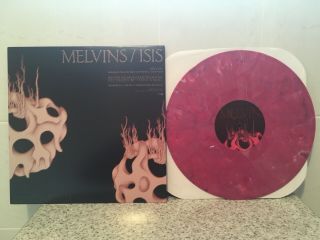 The Melvins Isis Split 12 " Record Marbled Pink Purple Hydra Head Amrep Buzzo