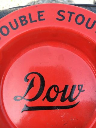Dow Old Stock Ale Beer tray Porcelain Ash Tray. 3