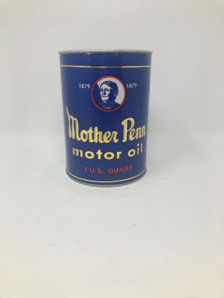 Mother Penn Oil Can 1 Qt - Nos Never Filled