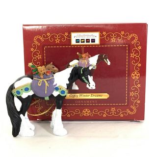 The Trail Of Painted Ponies Christmas Ornament " Gypsy Winter Dreams " Enesco