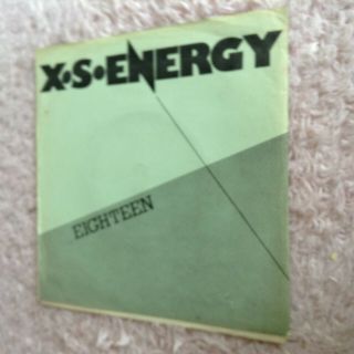 Xs Energy - Eighteen 7 " Punk/damned/clash/buzzcocks/sex Pistols/mod/power Pop