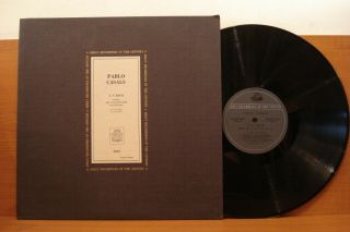 Pablo Casals  Bach  Suite For Cello No.  1 / 2 Angel Records Colh 16.