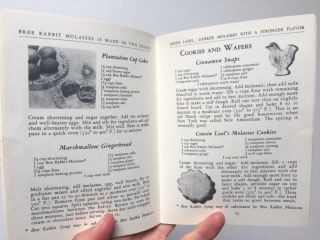 94 BRER RABBIT GOODIES Ruth Washburn Jordan Vintage MOLASSES Recipe Book 4