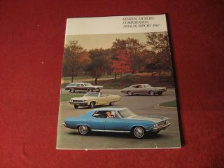 1967 General Motors Annual Report 1968 Car Booklet Old Brochure Book Gm