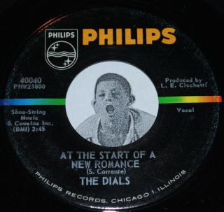 Doo Wop 45 The Dials At The Start Of A Romance /these Foolish Things Philips