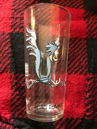 Vintage Road Runner Pepsi Drinking Glass 1973 Looney Tunes Collector Series Cup