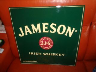 Jameson Irish Whiskey Metal Tin Sign 23 1/2 X 23 1/2 - Neat
